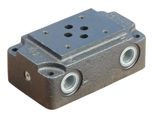 Cetop 3 - 3/8" bsp Rear & Side Entry Subplate BS3.16.00.1